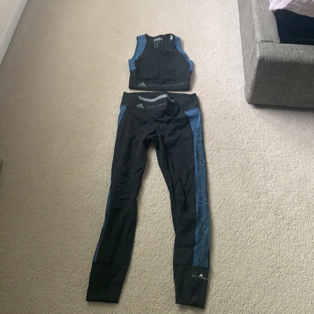 Stella McCartney and Adidas top and leggings